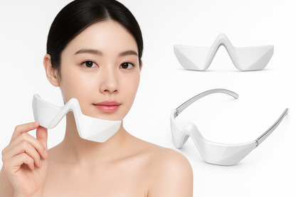 LED Eye Therapy Device with Visible Eyes